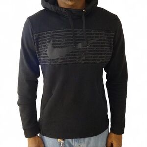 Used Nike Medium  Hoodie , Punk gothic Black Dark Hoodie with "Goth Punk Skater